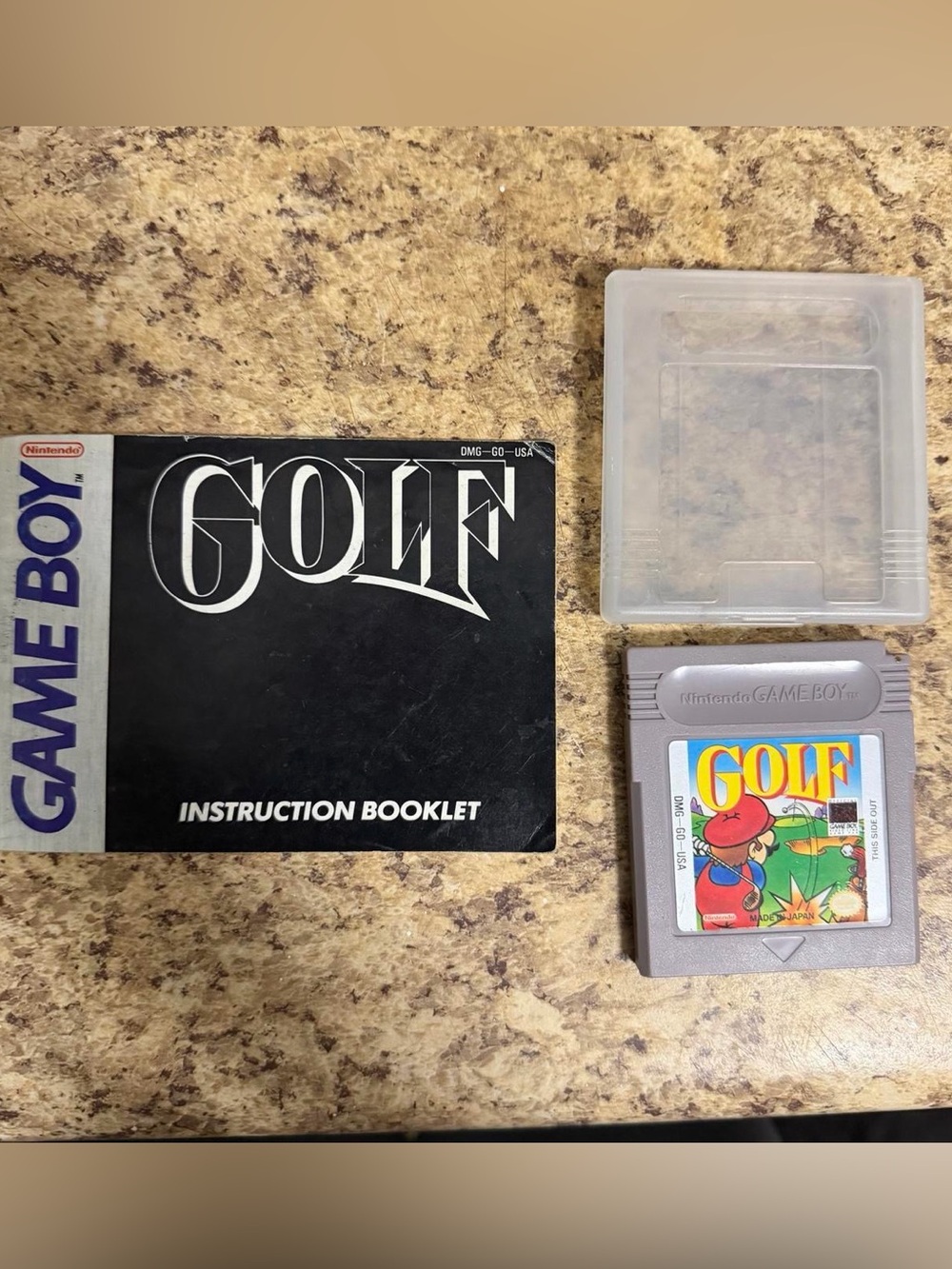 Nintendo Mario Golf Game Boy Sports Cartridge, Manual, Plastic Case
